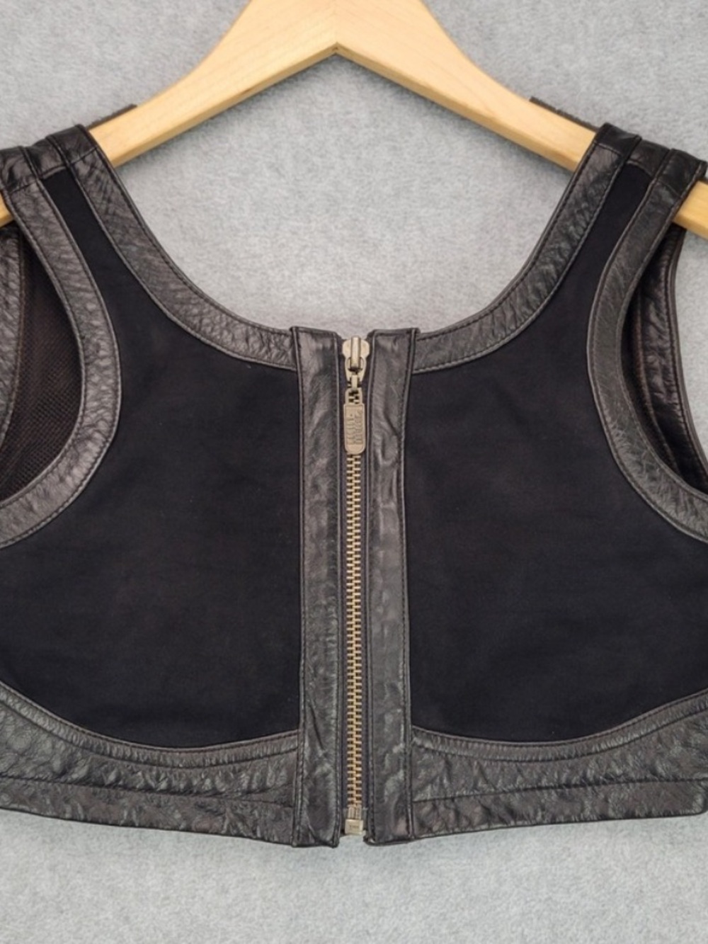 Harley Davidson Zip-Up Leather Vest